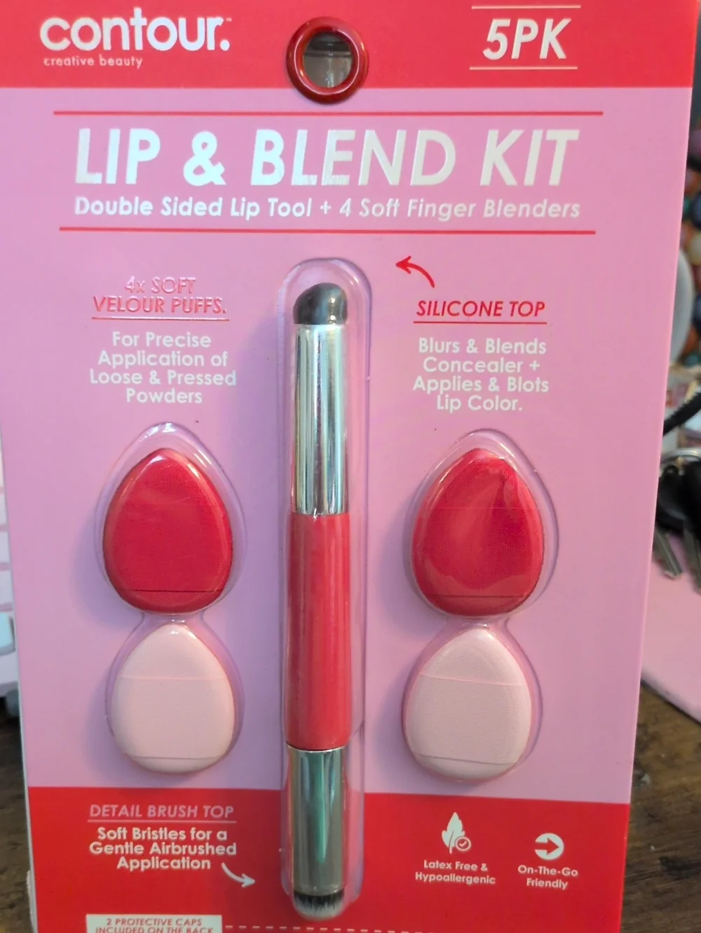 CREATIVE BEAUTY Lip & Blend Kit - Pink and Red 5 Pack